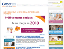Tablet Screenshot of carsat-nordpicardie.fr